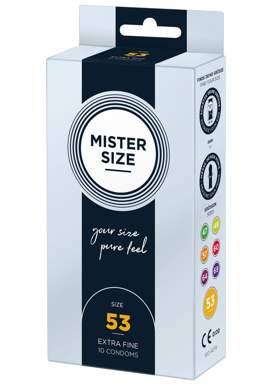 Mister Size 53mm Condoms 10pcs