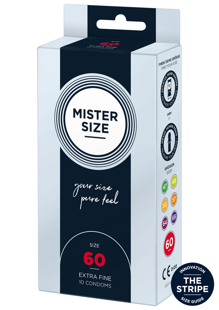 Mister Size 60mm Condoms 10pcs 509 - 1