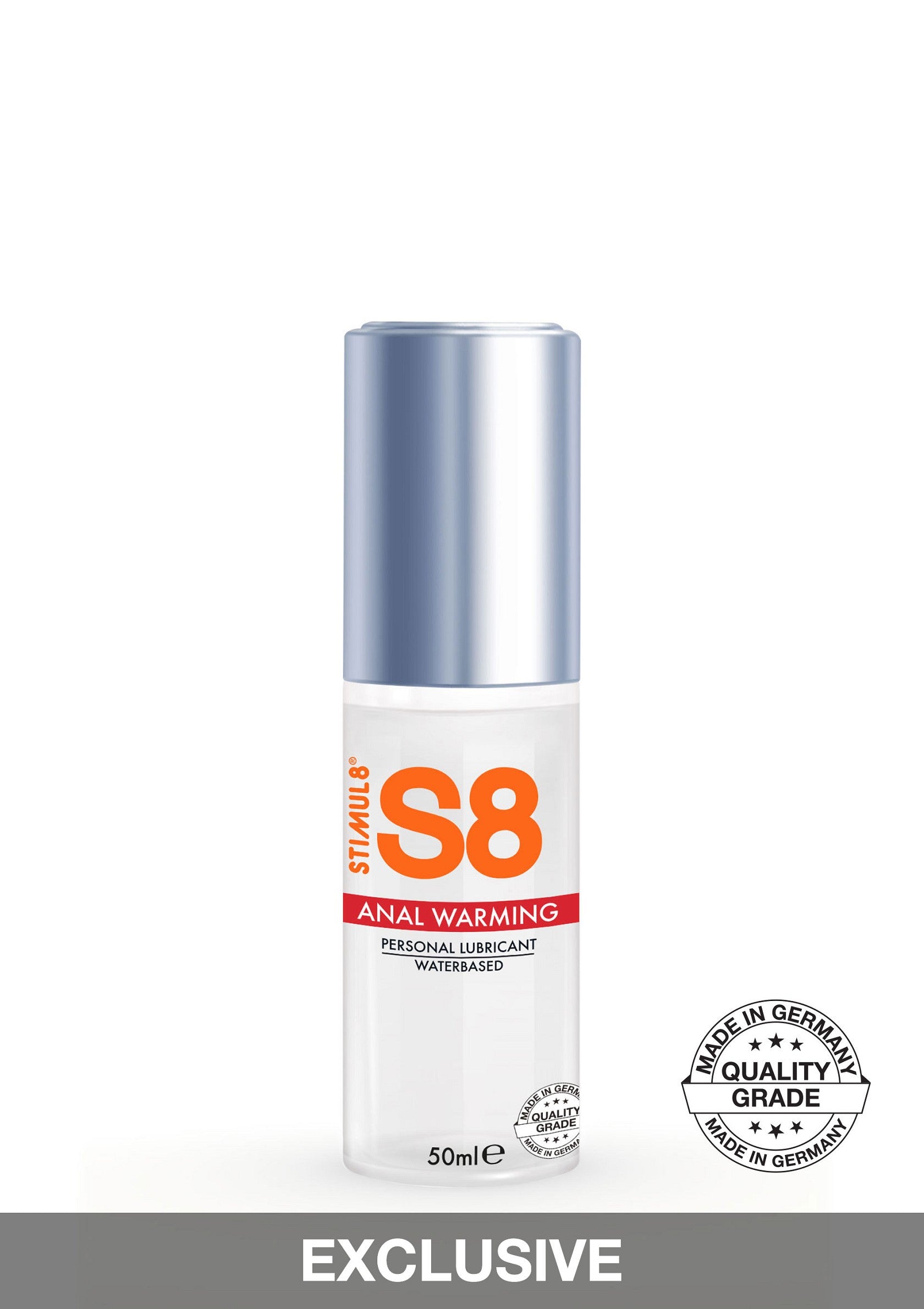 S8 Waterbased Warming Anal Lube 50ml 542 50 - 1