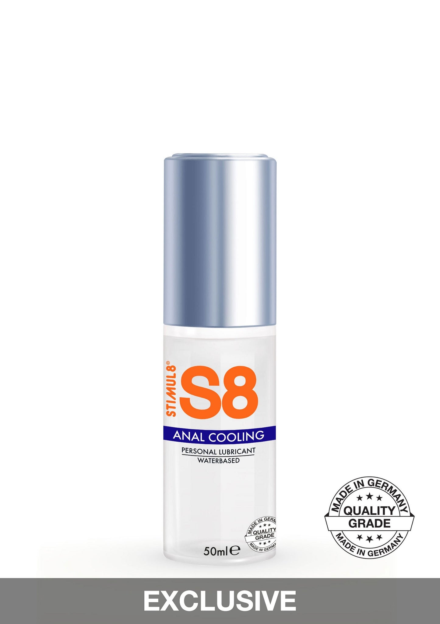 S8 Waterbased Cooling Anal Lube 50ml 541 50 - 0