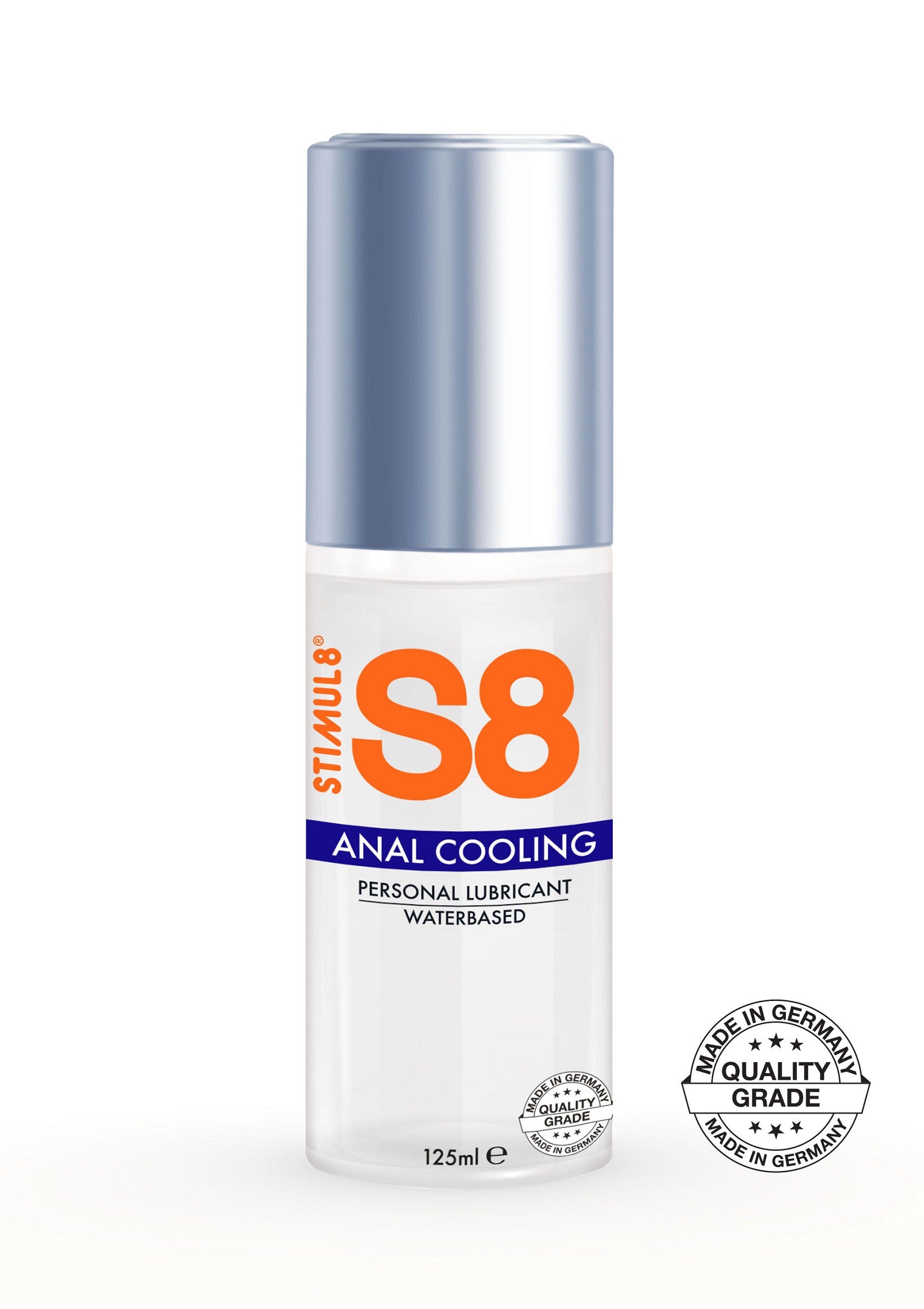 S8 Waterbased Cooling Anal Lube 125ml 541 125 - 2