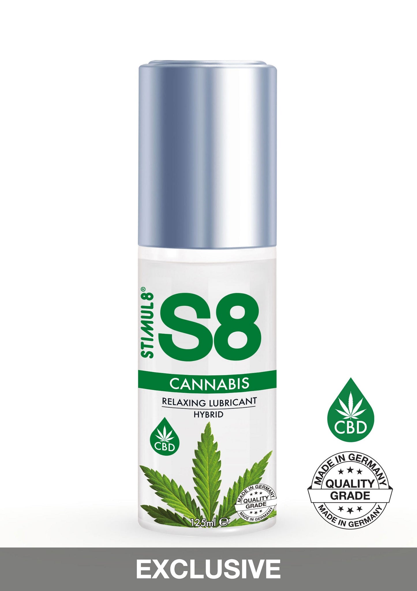 S8 Hybrid Cannabis Lube 125ml 568 125 - 1