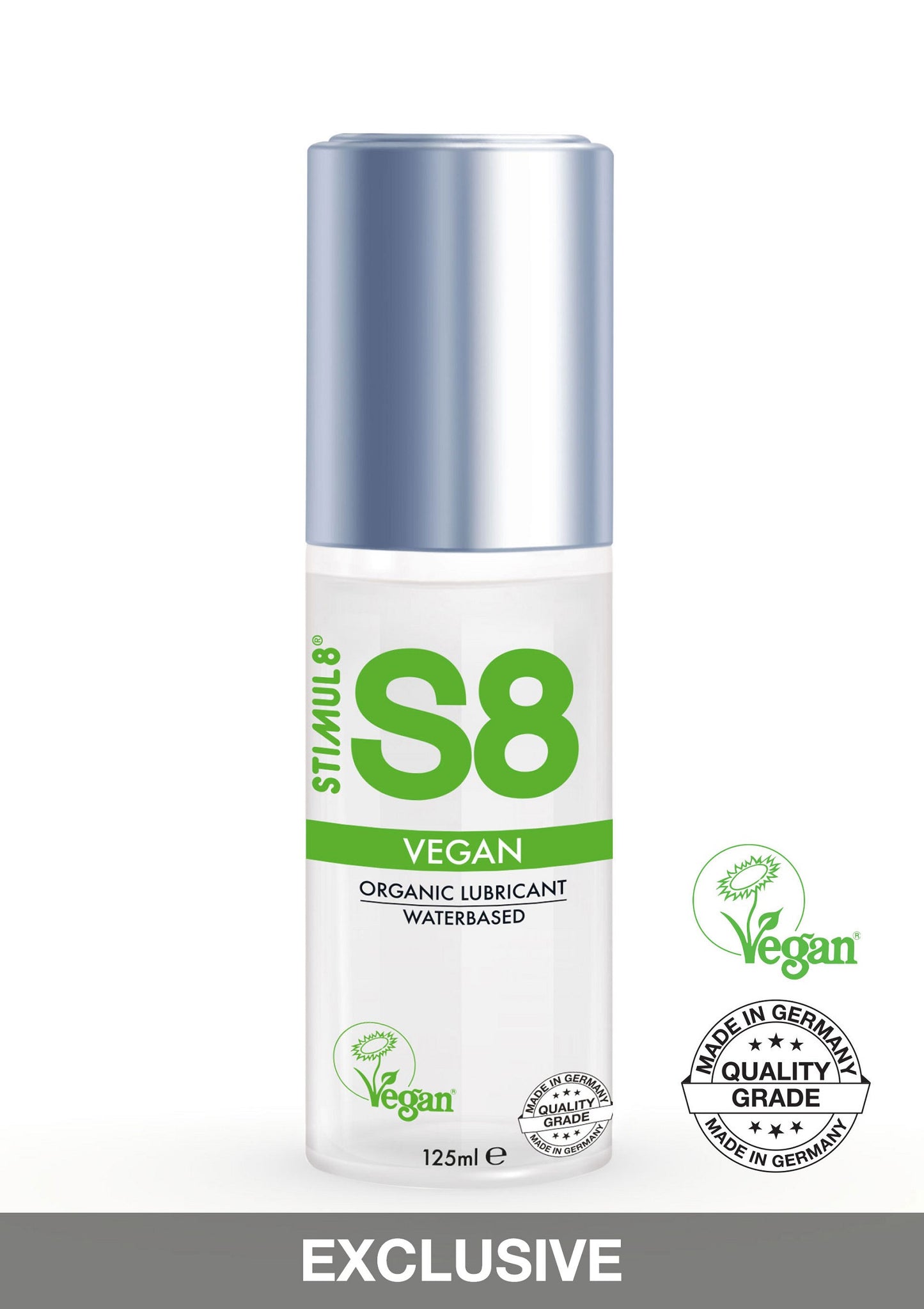 S8 Waterbased Vegan Lube 125ml 509 125 - 1