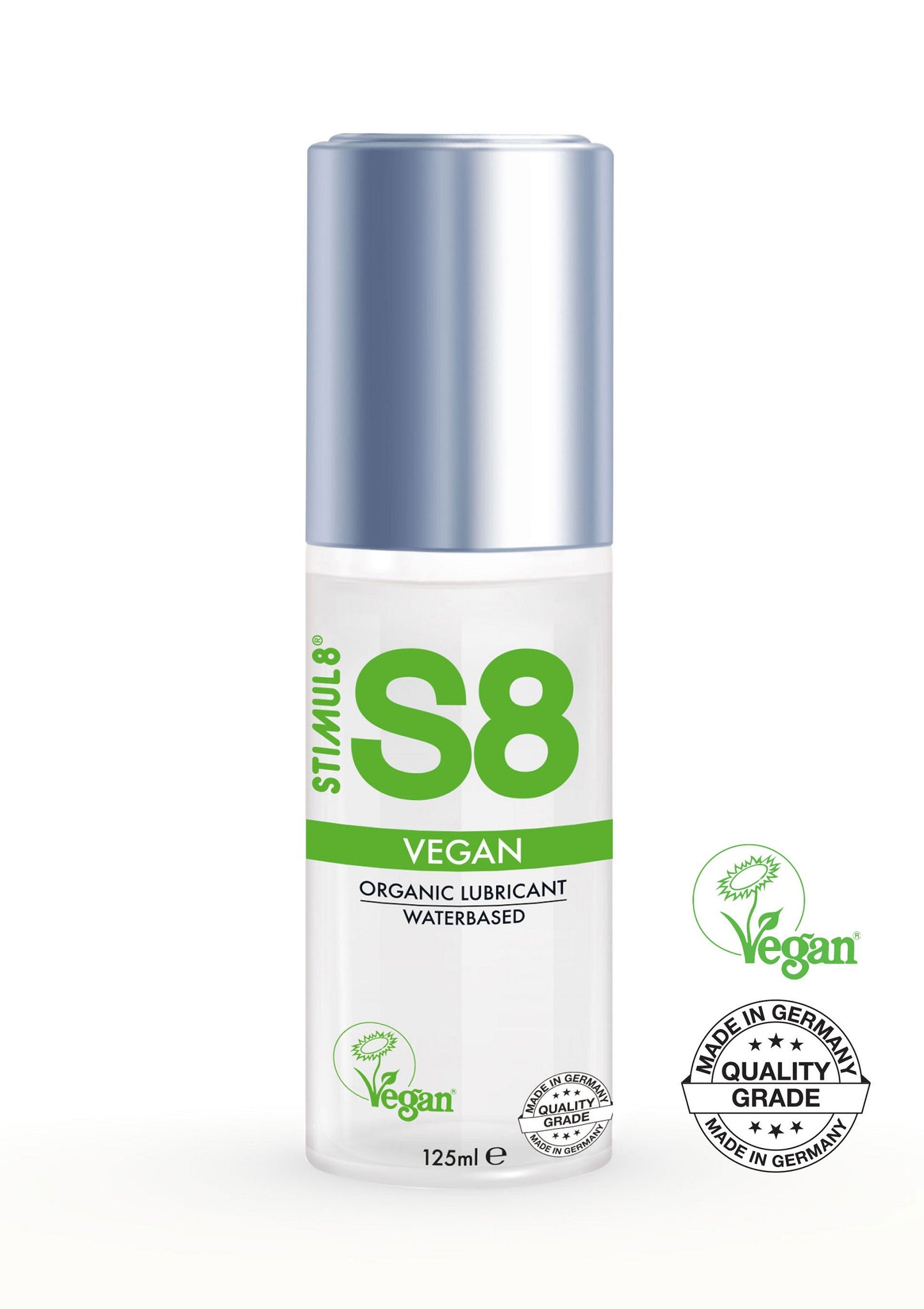 S8 Waterbased Vegan Lube 125ml 509 125 - 2