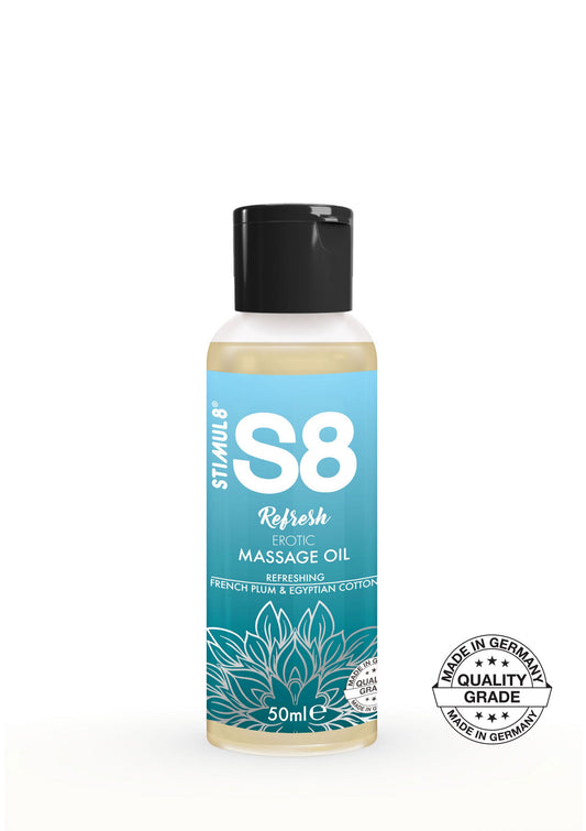S8 Massage Oil 50ml - French Plum und Egyptian Cotton