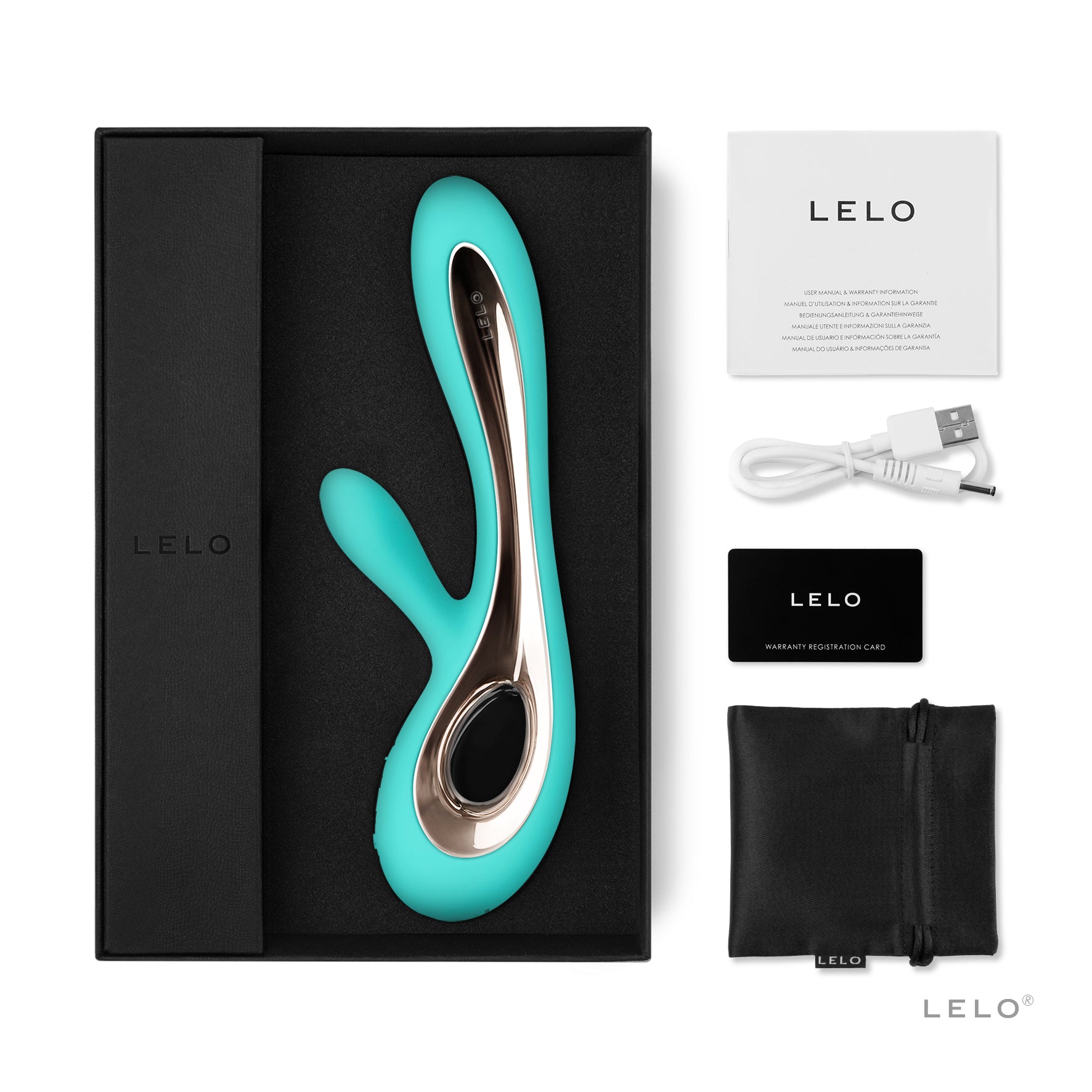 Lelo - Soraya 2 Vibrator Blauw - 2