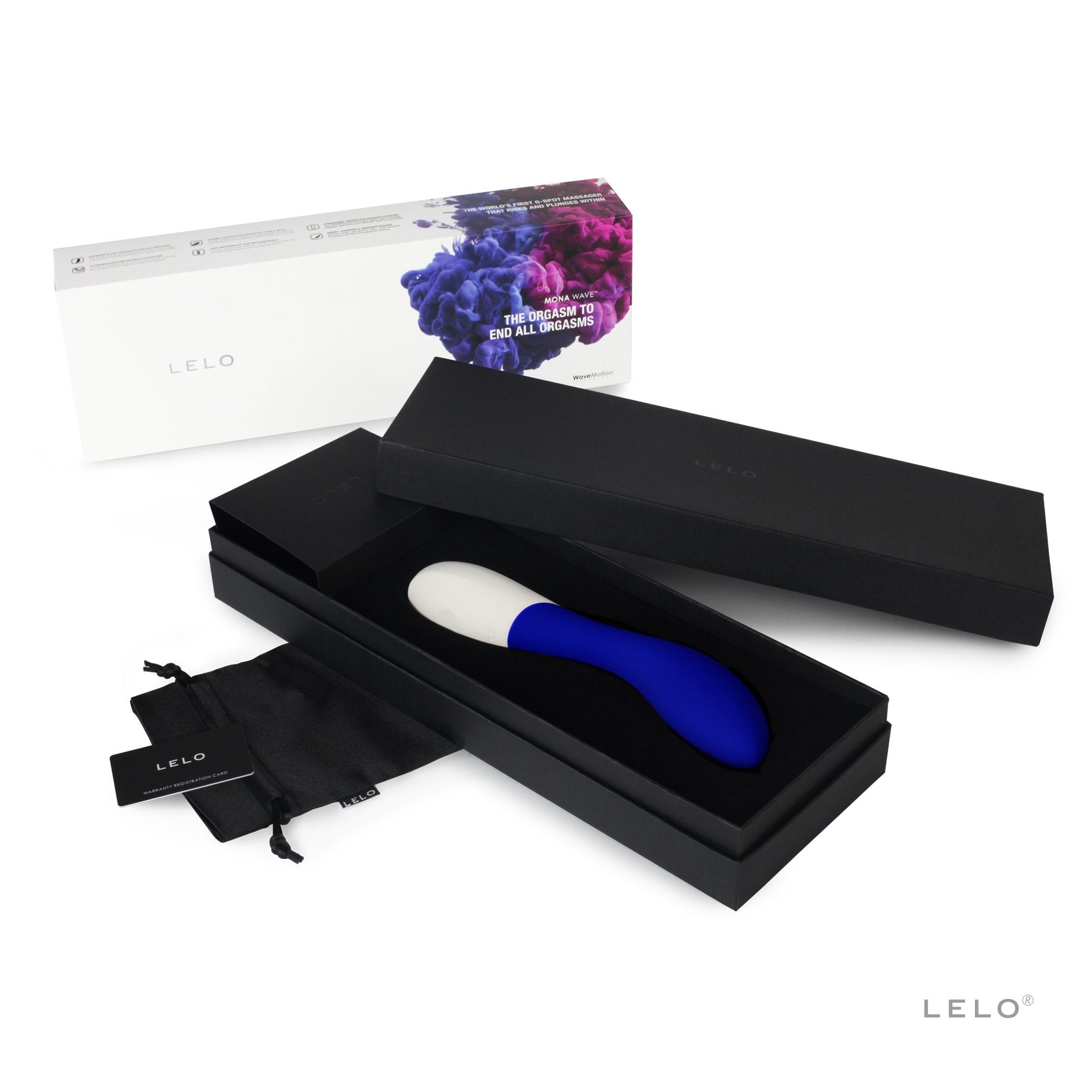 Lelo - Mona Wave Vibrator Blauw - 0