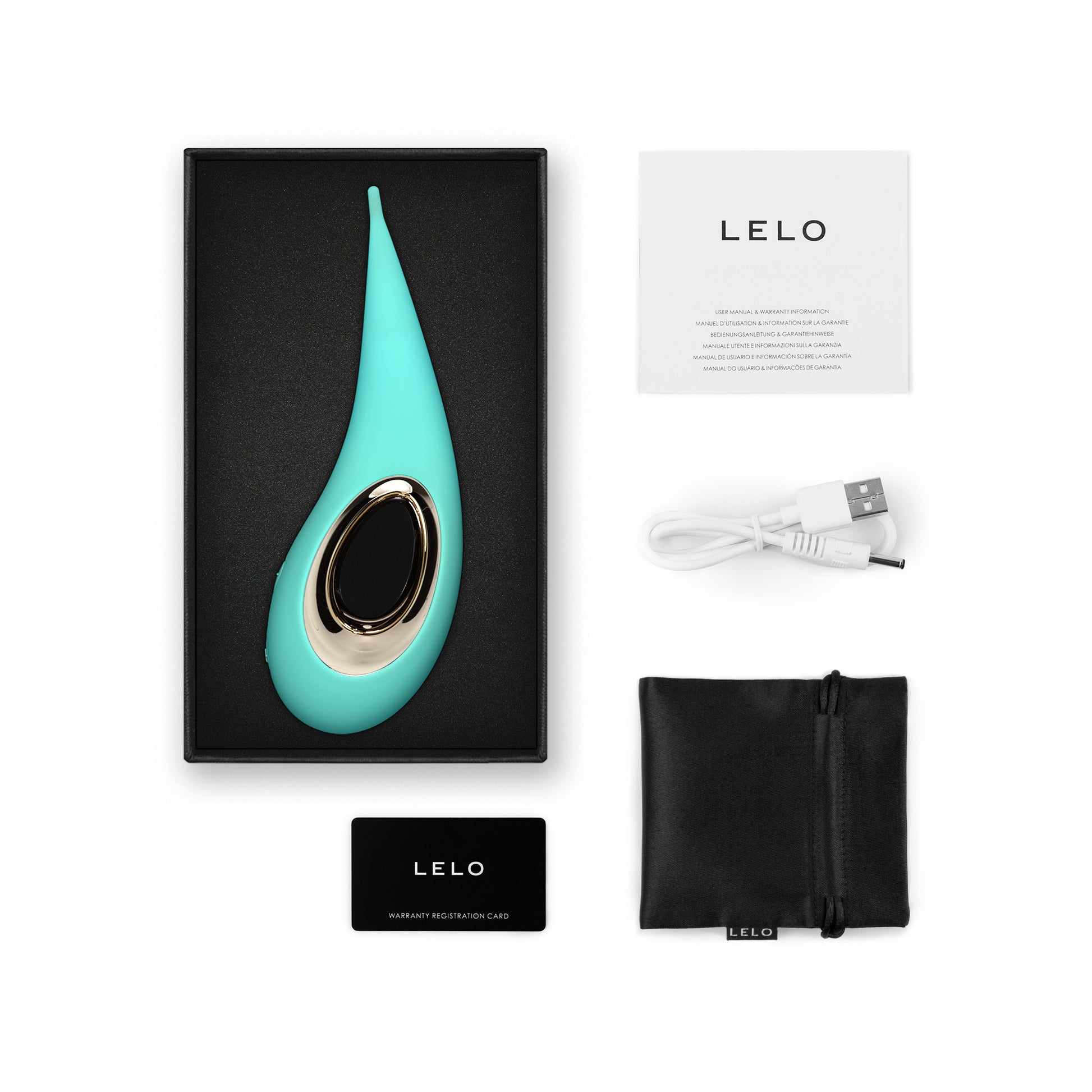 Lelo - Dot External Clitoral Pinpoint Aqua - 2