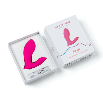 Lovense - Flexer Insertable Dual Panty Vibrator - 1