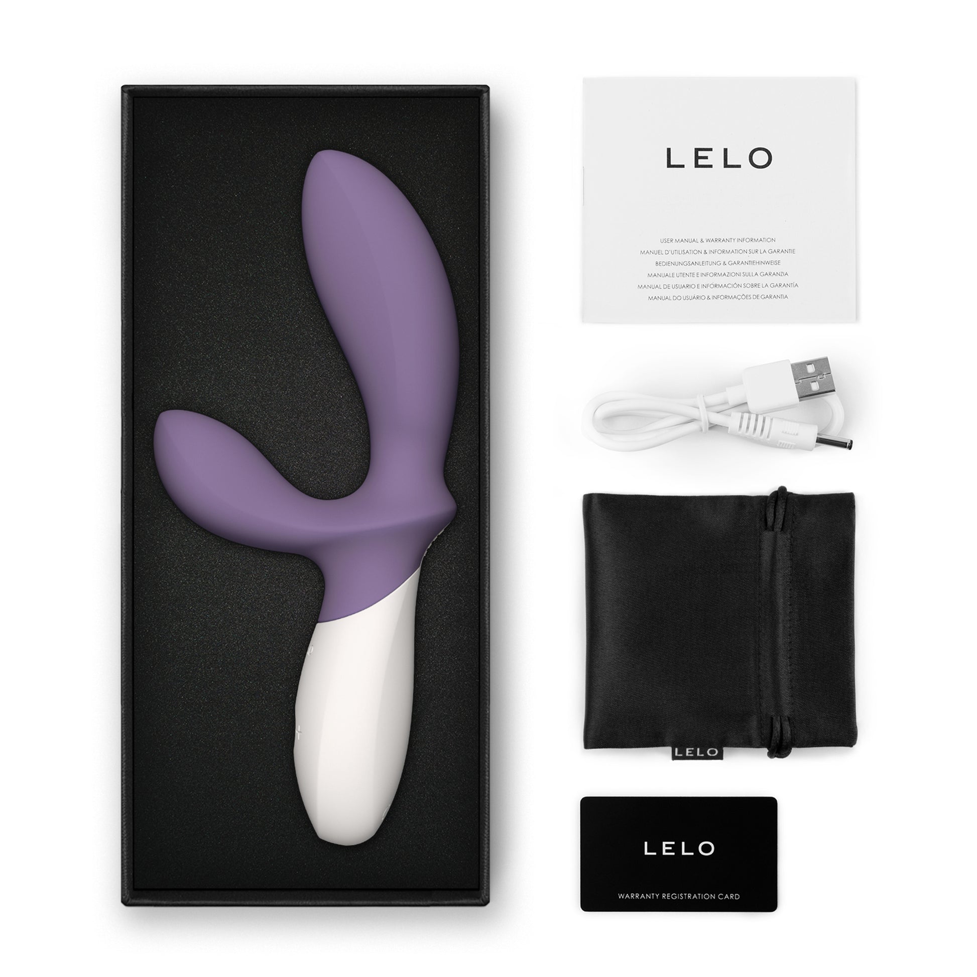 Lelo - Loki Wave 2 Vibrating Prostate Massager Violet Dusk - 1