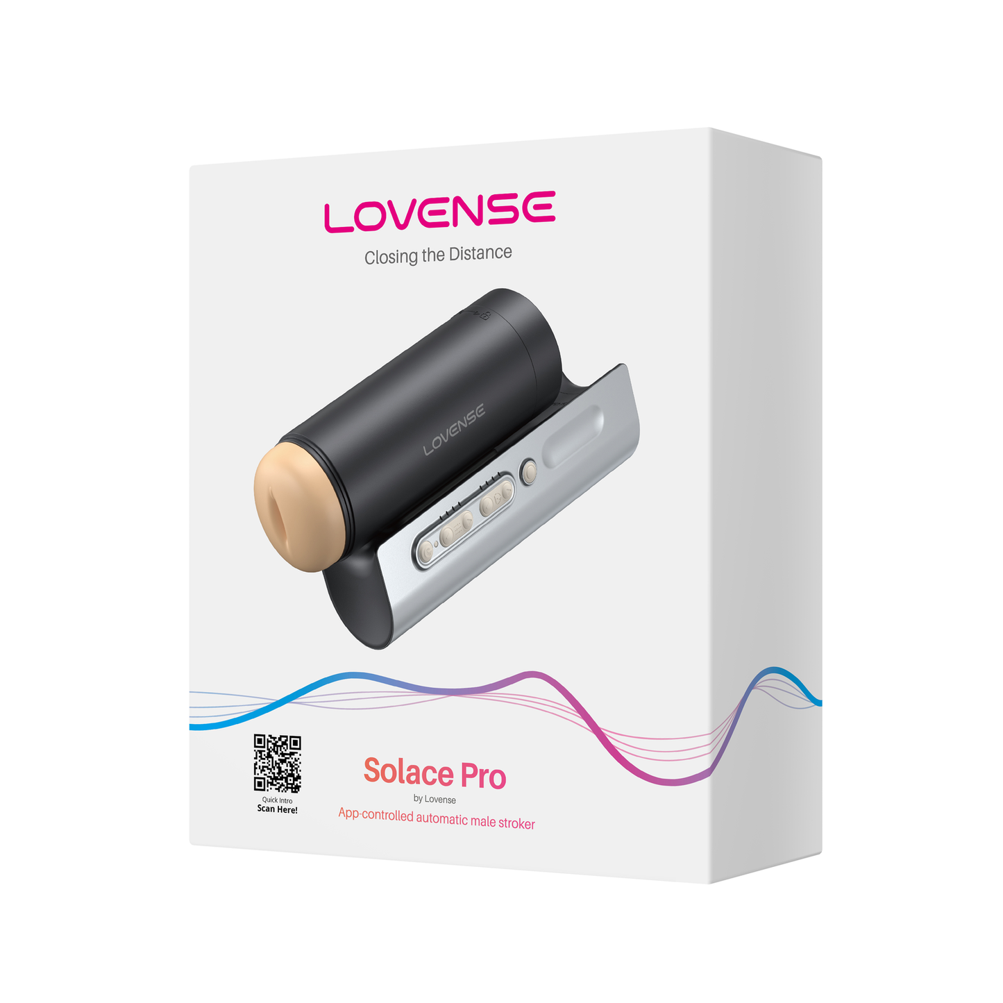 Lovense - Solace Pro Automatic Thrusting Masturbator Black - 1